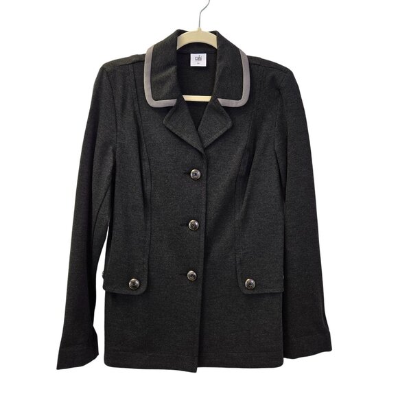 CAbi Ponte Knit Collared Blazer Jacket Size Small - Picture 1 of 6
